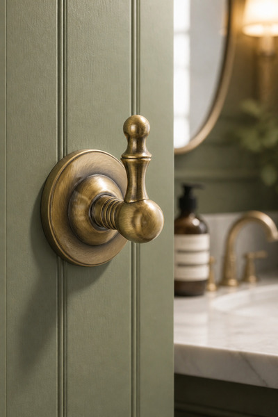 İSAOĞLU YAPI Antik Gold Retro Bornozluk Eskitme Antik Banyo Bornozluk Havlulu...