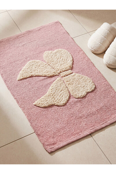 LC Waikiki Nevavm Farkıyla Lcw Home Mixed Embroidered 50X80 cm Bath Mat