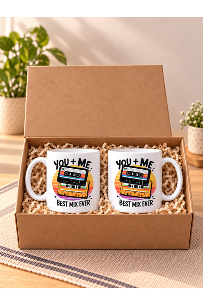 Tomris Hatun 2li; You+Me Best Mix Ever Yazılı; Çift Kupası, intage, 90'lar; Ç...