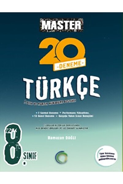 Okyanus Yayınları 2026-2027 8. Sınıf Master 20 Türkçe Denemesi