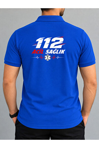 dafri 112 Printed Polo Collar 100% Cotton T-Shirt