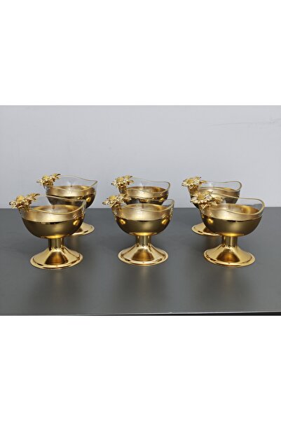 PARILTI HOME COLLECTİON Σετ 6 τεμαχίων Στρογγυλά Κυματιστά Μπολ Παρουσίασης Π...