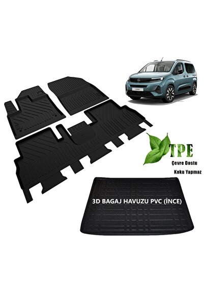 Dbc Online OPEL COMBO PASPAS BAGAJ HAVUZU SET 2019 2020 2021 2022 2023 2024 2...