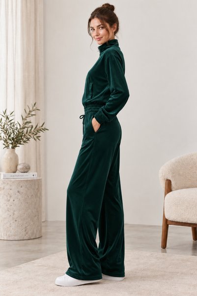 HÇ Hülya Çelik KİDSWEAR 2018 Kadın Kadife Eşofman Takımı