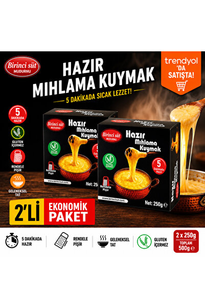 Birinci Süt Hazır Mıhlama 2 li ekonomik paket