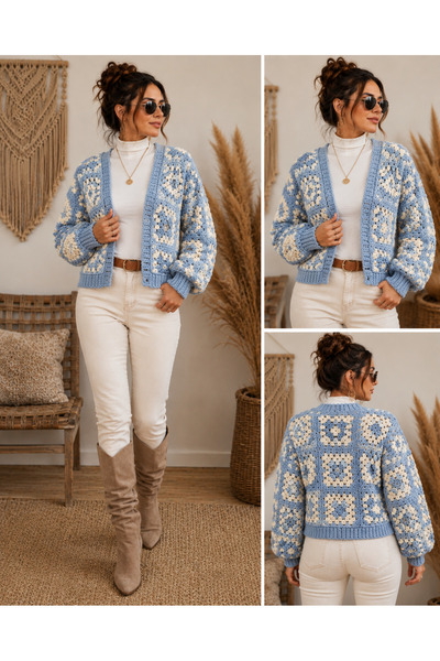 GNY TASARIM Motif Cardigan