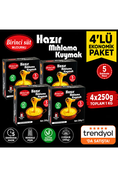 Süt Hazır Mıhlama 4 Lü Ekonomik Paket