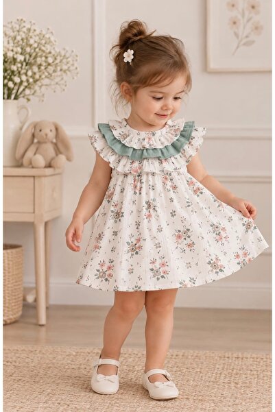 Generic Brand Girl's Floral Dress and Shorts Set