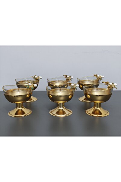 PARILTI HOME COLLECTİON Σετ 6 τεμαχίων Στρογγυλά Κυματιστά Μπολ Παρουσίασης Π...