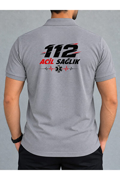 dafri 112 Printed Polo Collar 100% Cotton T-Shirt