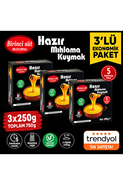 Süt Hazır Mıhlama 3 Lü Ekonomik Paket