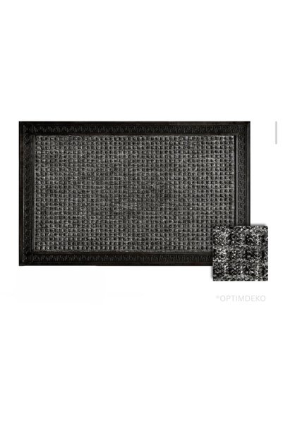 OPTIM DEKO Covoraș de intrare gri 90x60 cm ® OPTIMDEKO, antiderapant, reziste...