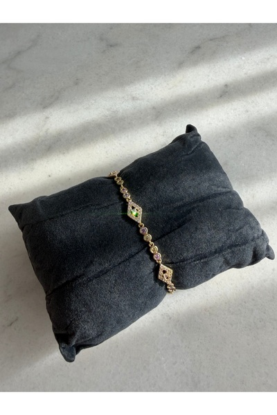 ToffyStore Vip Colorful Triangle Detail Bracelet