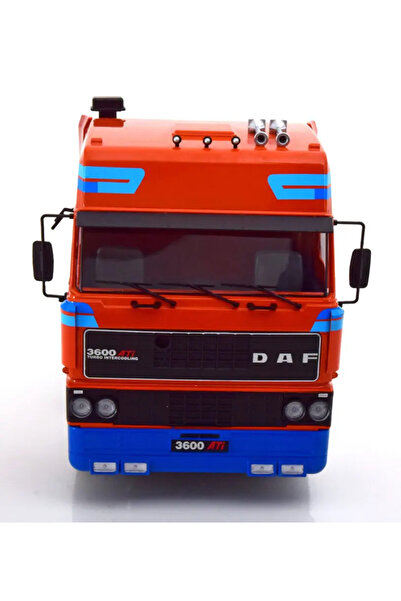 Road Kings Sigilat- DAF 3600 SpaceCab Truck 1986 Portocaliu/Albastru ROAD KIN...