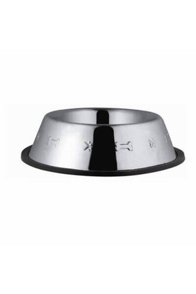 Generic Brand Patterned Metal Cat and Dog Food Water Bowl 8 oz 12 cm