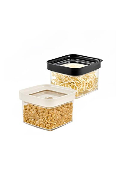 Bezos 32306 Flat Patterned 0.55Lt Square Food Container 1 Piece