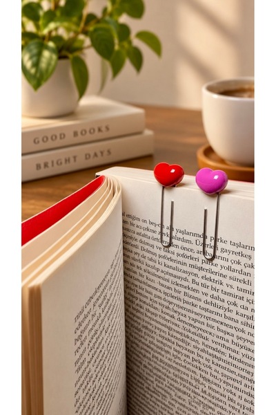Güsvent Design Co El Yapımı Kitap Ayracı Büyük Boy 2’li Set