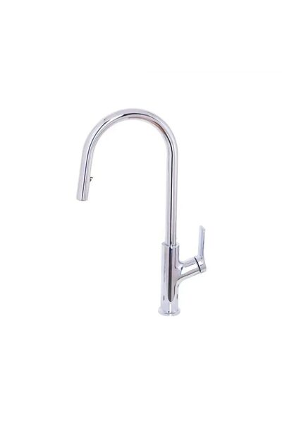 Flippy Baterie Bucatarie cu Dus Extractabil, Inox SUS304, Crom, FJ5543