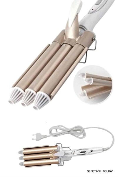 ZERO LAND Spt-Gld Wag Maşa New Generation Heat Adjustable Ceramic Coated Hair...