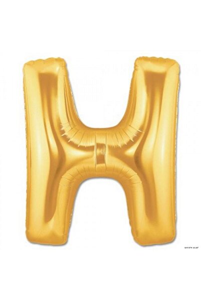 ZERO LAND Spt-Gld Letter H Foil Balloon Color (10412) 40 Inches