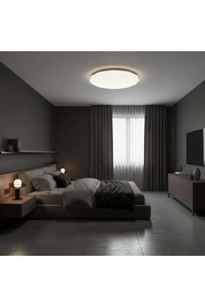 Flippy Φωτιστικό Οροφής LED Εξάγωνο 23 εκ., 22W, 3000K / 4000K / 6000K, Λευκό...
