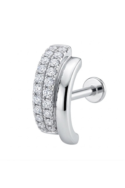 Taşlı Helix Piercing