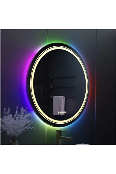 Flippy Στρογγυλός καθρέφτης LED, 70 εκ., Celeste MotionGlow Marcello, Φωτισμό...