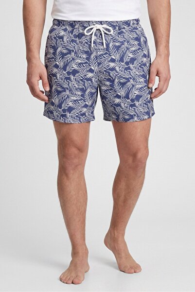 Blue Wave Men Graphic Print Board Shorts, Multicolor