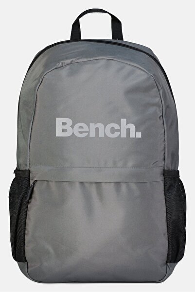 BENCH Men Brand Logo Backpack, Grey