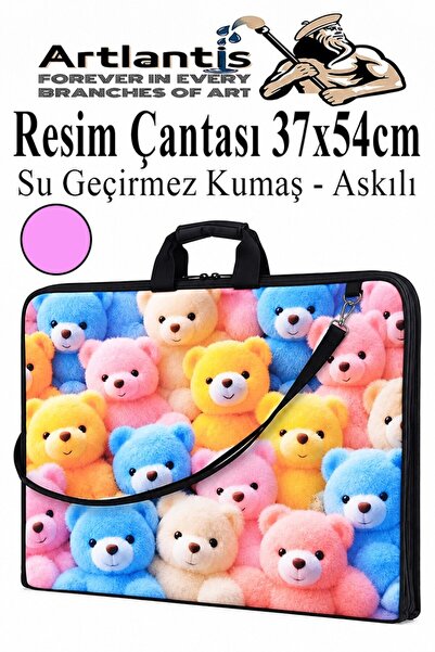 Artlantis Resim Çantası Desenli Kumaş 37x54 cm 1 Adet Kız ve Erkek Teknik Res...