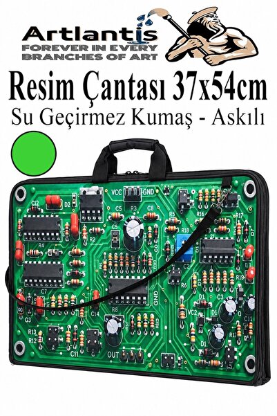 Artlantis Resim Çantası Desenli Kumaş 37x54 cm 1 Adet Kız ve Erkek Teknik Res...