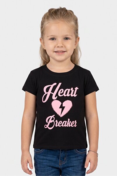 The Children's Place Toddlers Girl Graphic Print Short Sleeve Top, Black