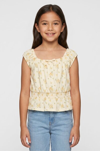 The Children's Place Kids Girl Floral Print Sleeveless Top, Multicolor