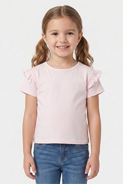 The Children's Place Kids Girl 4Pcs Graphic Print Short Sleeve Top, Multicolor
