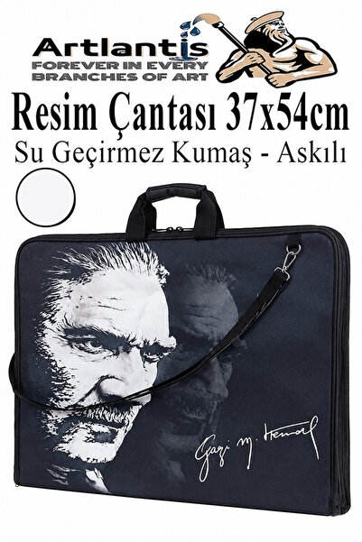 Artlantis Resim Çantası Desenli Kumaş 37x54 cm 1 Adet Kız ve Erkek Teknik Res...