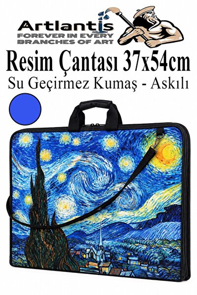 Artlantis Resim Çantası Desenli Kumaş 37x54 cm 1 Adet Kız ve Erkek Teknik Res...