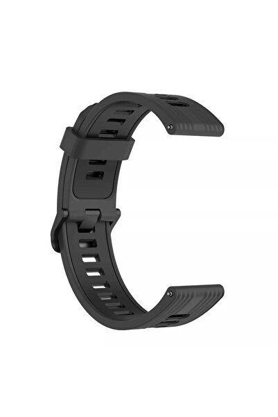 Techsuit Curea pentru Garmin Venu 2, Brățară de ceas 22mm (W002), negru - negru