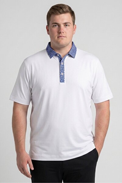 FootJoy Men Athletic Fit Short Sleeve Golf Polo Shirt, White