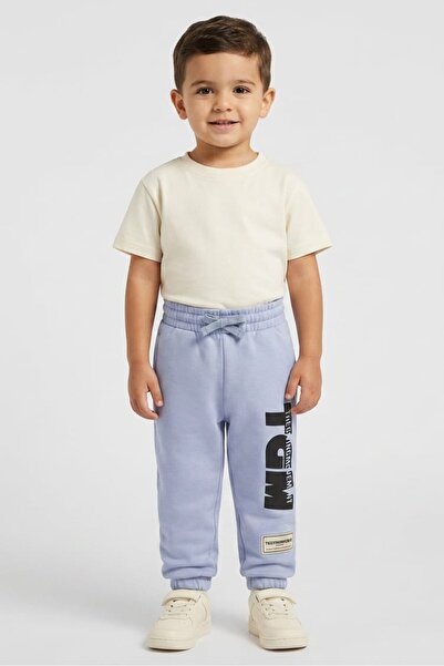 The Giving Movement Toddlers Boy Brand Logo Jogger Pants, Sky Blue