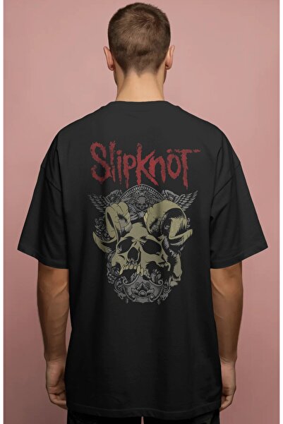 SEVBANO Slipknot rok metal muzički bend, unisex majica sa širokim krojem i pr...