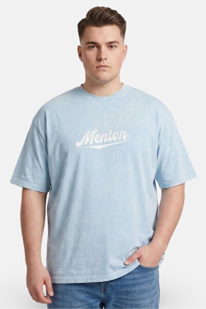 Highlander Zoox Men Crew Neck Short Sleeve Graphic Print T-Shirt, Blue
