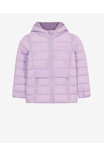 SKECHERS G Essential Hooded Jacket Büyük Kız Çocuk Mor Mont SK2620100-4342