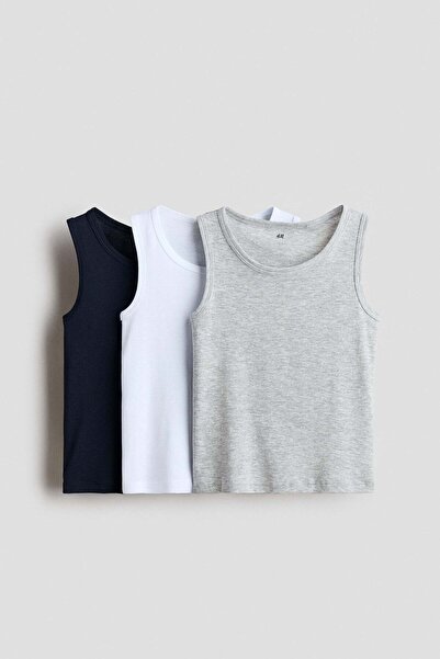 H&M 3-pack cotton vest tops