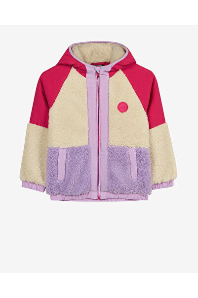 SKECHERS G Outdoor Fleece Full Zip Sherpa Büyük Kız Çocuk Pembe SK2620142-3586