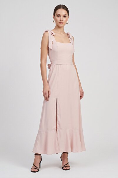 Show Me Your Mumu Women Plain Midi Dress, Old Rose