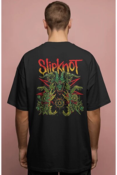SEVBANO Slipknot rok metal muzički bend, unisex majica sa širokim krojem i pr...