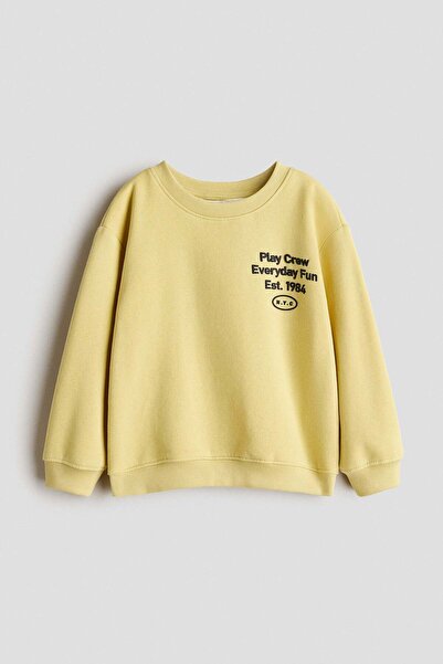 H&M Printed brushed-inside sweatshirt