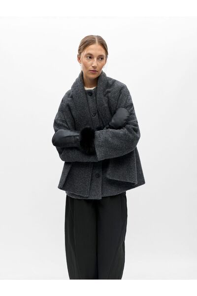 Object Fäustlinge Faux Fur