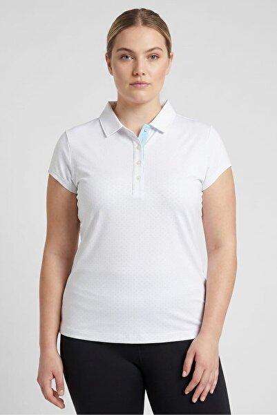 FootJoy Women Sportswear Fit Short Sleeve Golf Polo Shirt, White