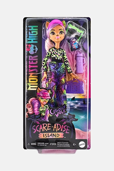 MONSTER HIGH Scare-adise Island Clawdeen Wolf Doll With Swimsuit